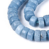 Dyed Natural White Jade Beads Strands G-T143-17I-3
