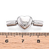 925 Sterling Silver European Clasps STER-T007-141P-3