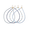 4Pcs 4 Colors Glass Seed Beaded Necklaces Set for Women NJEW-JN03950-1