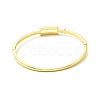 Clear Cubic Zirconia Hollow Out Rectangle Hinged Bangle BJEW-G659-03G-2