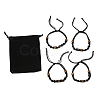 4Pcs Nylon Braided Bracelet BJEW-SZ0002-48A-1