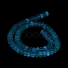 Frosted Transparent Glass Beads Strands FGLA-M002-01B-5