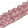 Natural Strawberry Quartz Beads Strands G-S332-6mm-006-2