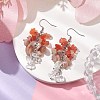 Natural Agate Earrings EJEW-TA00462-02-2
