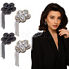 4Pcs 2 Colors Flower Epaulettes DIY-HY0003-59-1