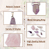 9Pcs 9 Styles Natural Gemstone Pendants G-PJ0001-02-4