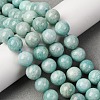 Natural Amazonite Beads Strands LS-G-K068-03-10mmA-1