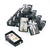 Polka Dot Print Cardboard Jewelry Gift Boxes with Bowknot X1-CON-TAC0001-10E-1