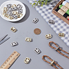 24Pcs 2 Colors Alloy Spring Cord Locks FIND-FG0005-27-4