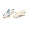 Alloy & Enamel Pendants ENAM-T021-65G-2