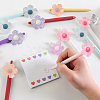 30Pcs 6 Colors Transparent Resin Cabochons RESI-CJ0001-239-7