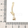 Brass Micro Pave Cubic Zirconia Pendants KK-M301-17G-3