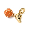 Rack Plating Brass Enamel European Dangle Charms LS-KK-P279-41G-2
