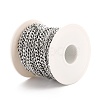 Tarnish Resistant 304 Stainless Steel Cuban Link Chains CHS-K016-03B-P-3