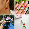 600Pcs 6 Colors Transparent Acrylic Charms TACR-TADJ0001-03-7