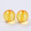 Transparent Acrylic Beads X-TACR-Q254-8mm-V24-2
