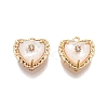 Brass Micro Pave Clear Cubic Zirconia Charms KK-C005-04G-2