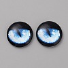 Glass Cabochons GLAA-WH0033-75F-08-1