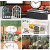 6Pcs 3 Colors Natural Wood Display Decorations HJEW-NB0001-16-5