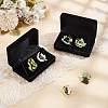 Velvet with Plastic Jewelry Set Box CON-WH0097-03A-5