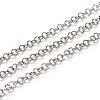 Tarnish Resistant 304 Stainless Steel Rolo Chains CHS-G004-02G-P-1