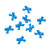 Spray Painted Enamel Pendants ENAM-TAC0005-04J-2