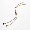 Brass Chain Bracelet Making KK-G290-09-3