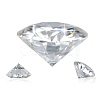 Brilliant Round Cut Moissanite Loose Stones Cabochons RGLA-F081-01D-1