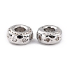 Brass Micro Pave Clear Cubic Zirconia Beads ZIRC-P091-05A-RS-2