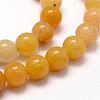 Natural Old Topaz Jade Beads Strands G-F364-06-8mm-3
