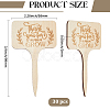 Wood Plant Labels DIY-GF0014-39A-2