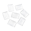 Transparent Rectangle Glass Cabochons X-GGLA-R025-25x18-4