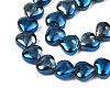 Electroplate Glass Beads Strands EGLA-S188-14-3