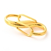 Zinc Alloy DIY Bags Adjustable Clasps Accessories PALLOY-A068-06G-3