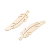 Long-Lasting Plated Brass Pendants KK-K336-55KCG-2