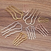Brass Hair Combs Findings OHAR-PW0001-387-AB-2
