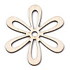 Unfinished Natural Poplar Wood Big Pendants WOOD-TAC0012-12-2