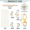 DIY Chain Bracelet Necklace Eyeglass Chains Making Kit DIY-OC0011-20-2