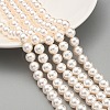 Glass Pearl Beads Strands HY-G002-01D-03-2