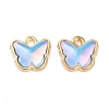 Rack Plating Alloy Glass Charms FIND-Q099-07G-04-1