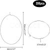 316 Stainless Steel Wine Glass Charms Rings STAS-UN0016-08A-3