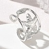 304 Stainless Steel Cuff Open Rings SA-CBAF5A1-05P-1