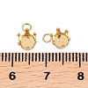 304 Stainless Steel Pendant Rhinestone Claw Charms Settings STAS-B121-01A-G-3