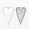 Tibetan Style Alloy Big Pendant Cabochon Settings X-LF11251Y-2
