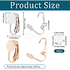 20Pcs 2 Colors Brass Clip on Earring Findings KK-SP0001-21-2