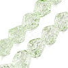 Electroplate Glass Beads Strands EGLA-N012-08G-1