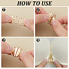 12Pcs 3 Colors Alloy Interlocking Clasps FIND-PH0021-43-4