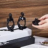 3Pcs 3 Styles Resin Abstract Thinker Display Decorations AJEW-WH0270-623A-3