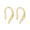 Rack Plating Eco-friendly Brass Earring Hooks X-KK-D075-09G-RS-1