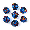 Handmade Lampwork Enamel Beads X1-LAMP-T023-23B-1